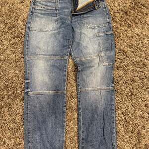 Lucky Brand High Rise Surplus Straight-Leg Cargo Jeans in Diablo Sky
